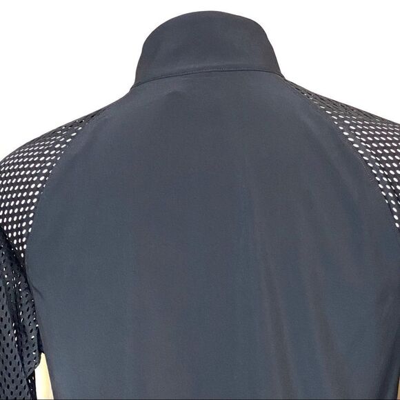 Zella NWT black lightweight full zip jacket with mesh sleeves size M - Picture 9 of 15